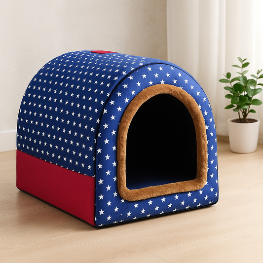 Portable Warm Pet Kennel Bed