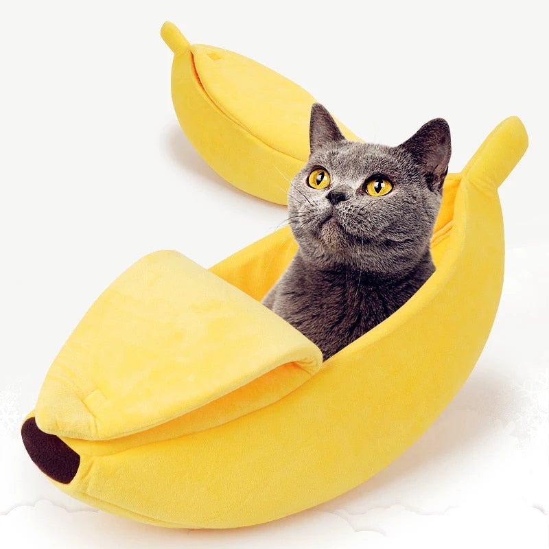 Banana Pet Bed – Funny Dog & Cat House